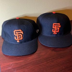 TWO San Francisco Giants vintage ball caps. New Era. Get both today!